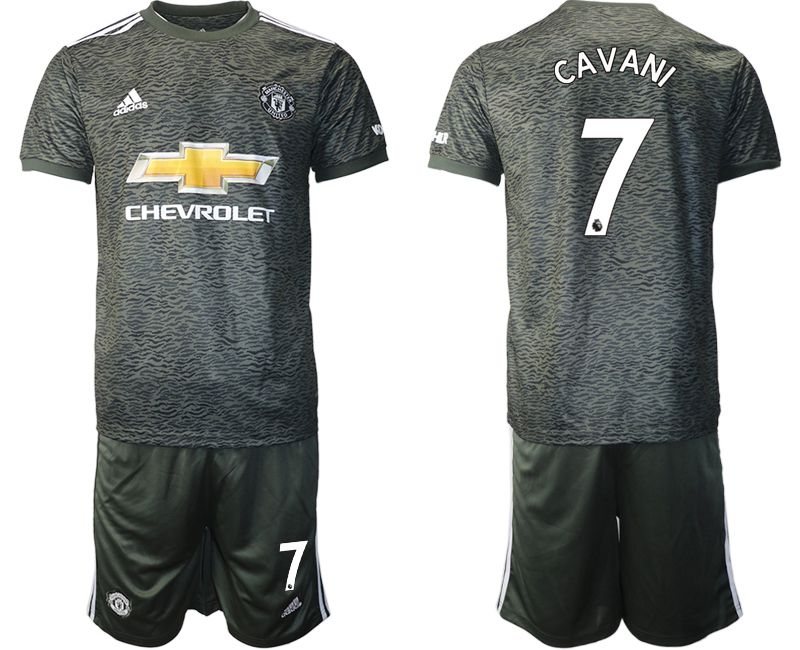 Men 2020-2021 club Manchester United away #7 white Soccer Jerseys